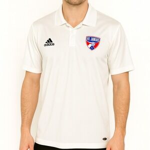 FC Dallas Adidas  Adult Large white  Short Sleeve clima cool